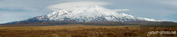 Panorama: Mt. Ruapehu